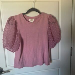 Maeve by anthro pink blouse